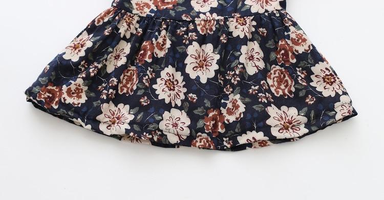 Vintage Floral Dress & Vest Set