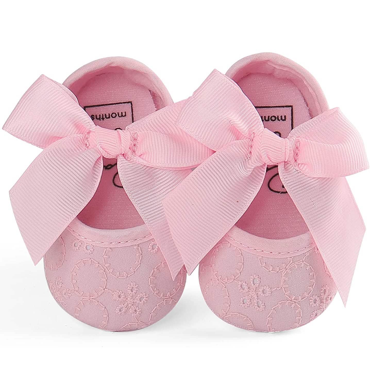Legacy Bow Baby Crib Shoes