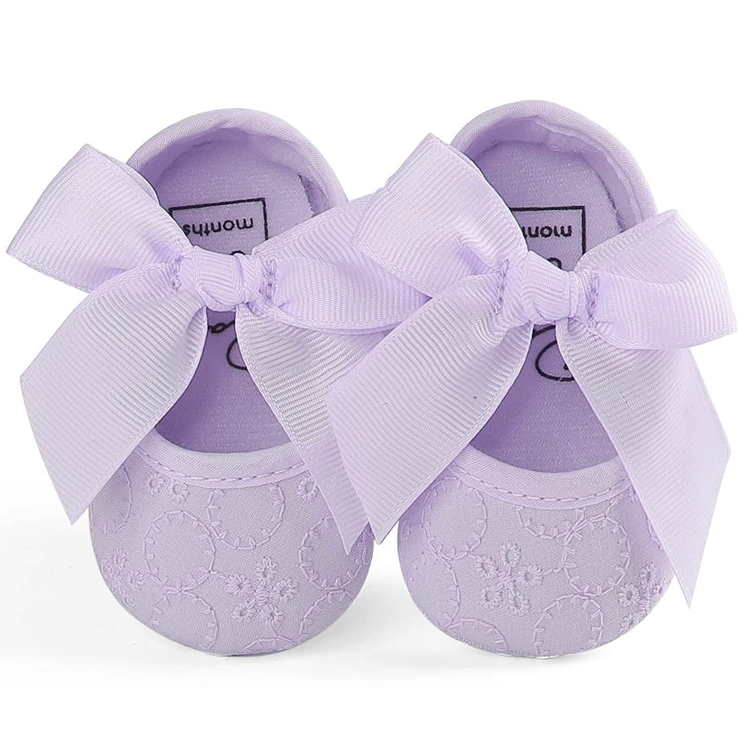 Legacy Bow Baby Crib Shoes
