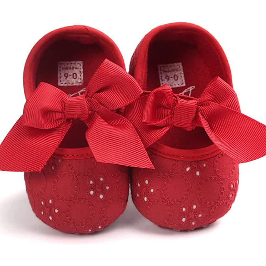 Legacy Bow Baby Crib Shoes