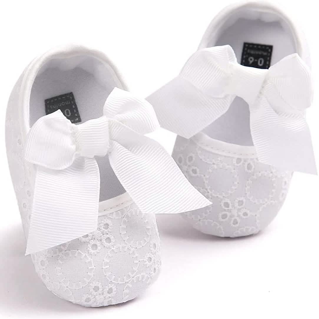 Legacy Bow Baby Crib Shoes